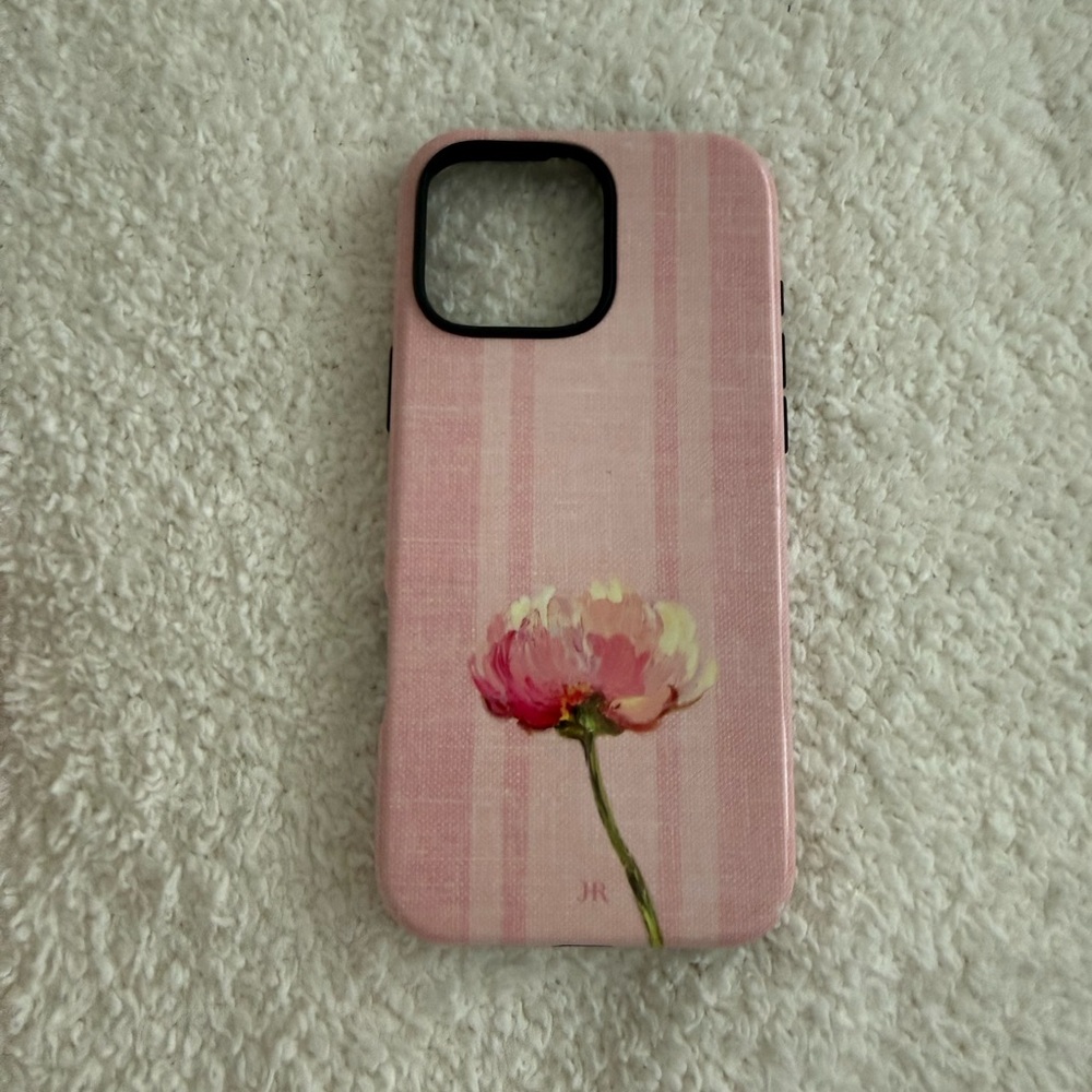 Jennifer Hansen Rolli Pink Peony iPhone 16 Pro Max Case